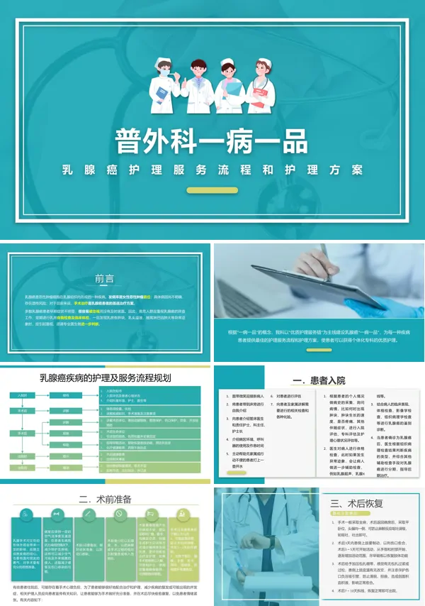 普外科一病一品乳腺癌护理PPT