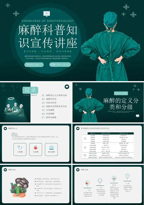 麻醉科普知识宣传讲座PPT课件