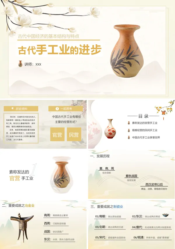 历史古代手工业的进步PPT课件