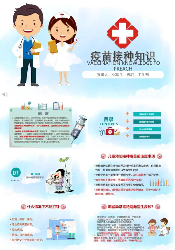 疫苗接种知识PPT课件