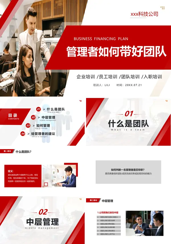 如何带领管理好团队ppt课件