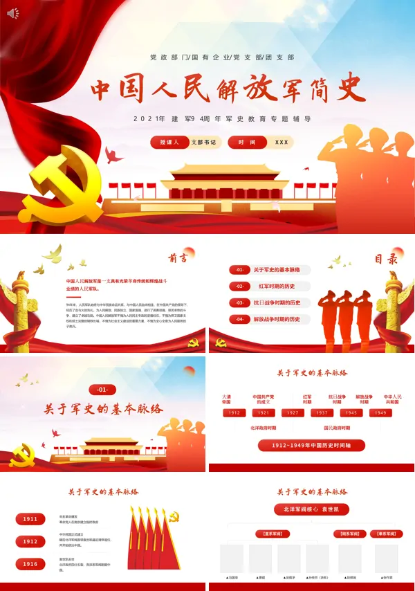 中国人民解放军简史摘要