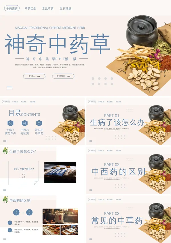 神奇的中草药ppt