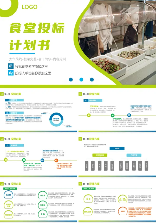 学校食堂招标方案PPT