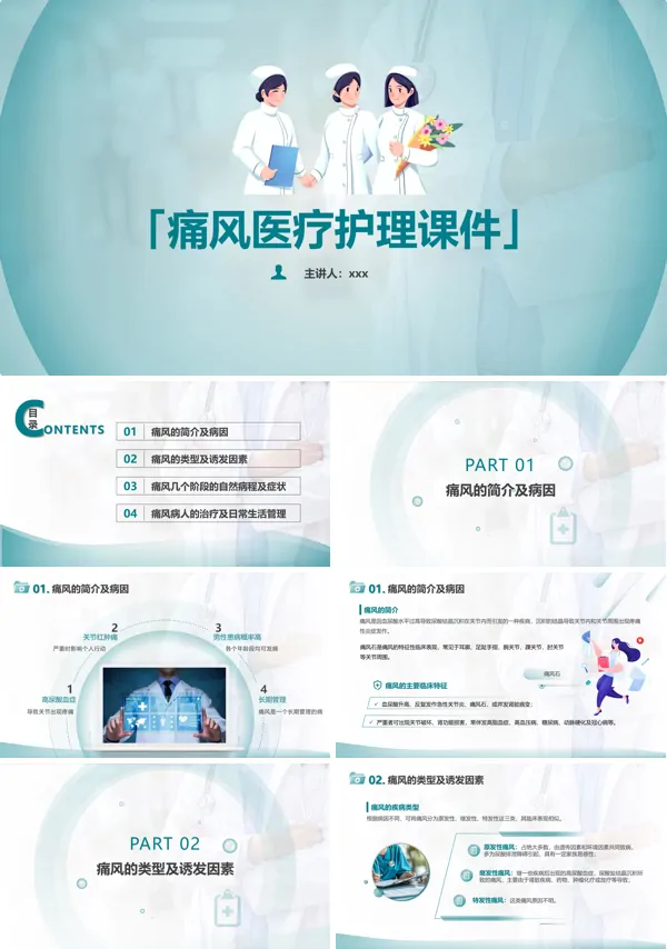 痛风患者护理PPT