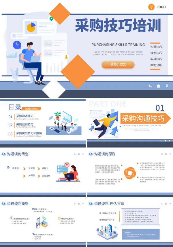 采购人员技能培训PPT课件免费下载