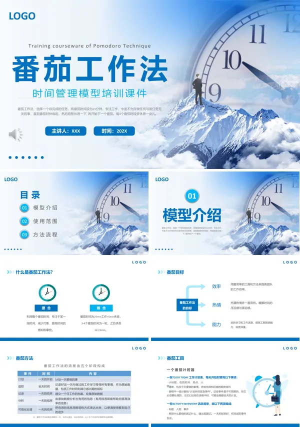 番茄工作法时间管理ppt课件