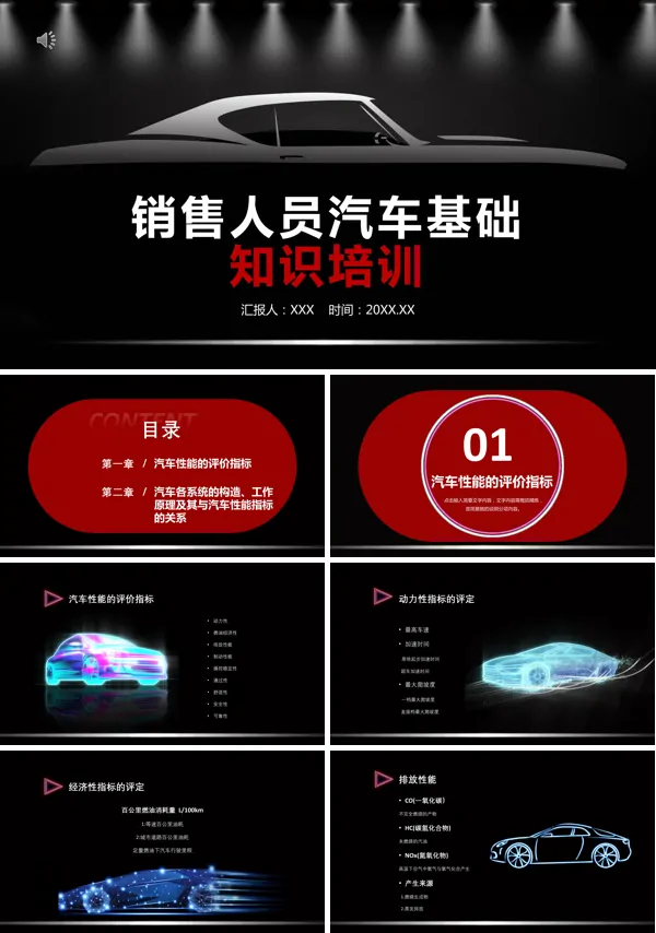 汽车销售人员培训内容PPT