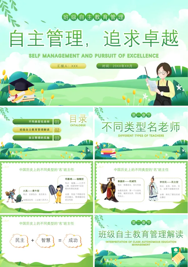 教师培训班级自主教育管理PPT课件