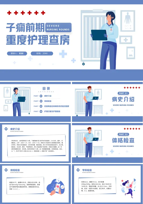 子痫前期重度护理查房培训PPT课件