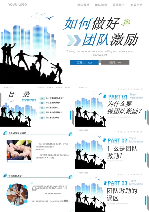 如何做好团队激励职场培训课件PPT