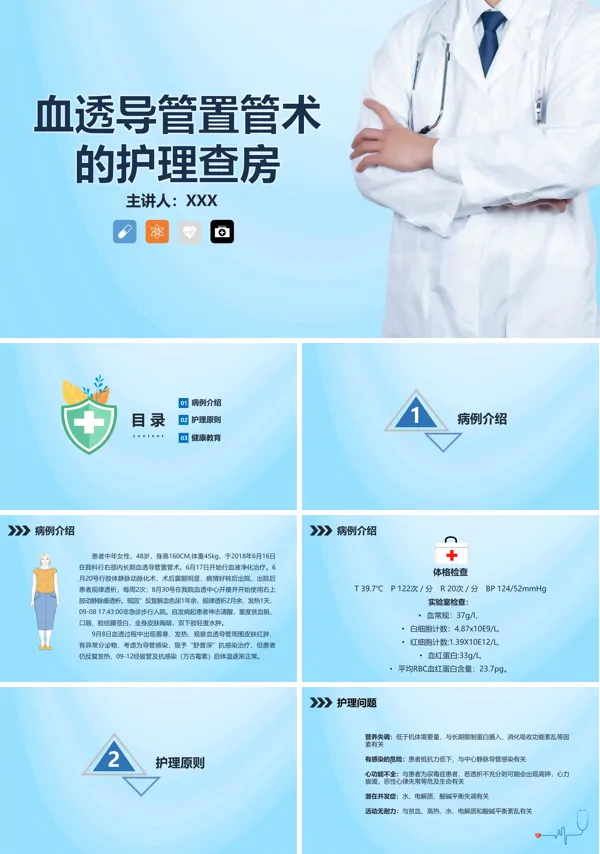 血透导管置管术的护理查房PPT课件