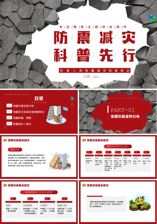 防震减灾科普先行ppt课件
