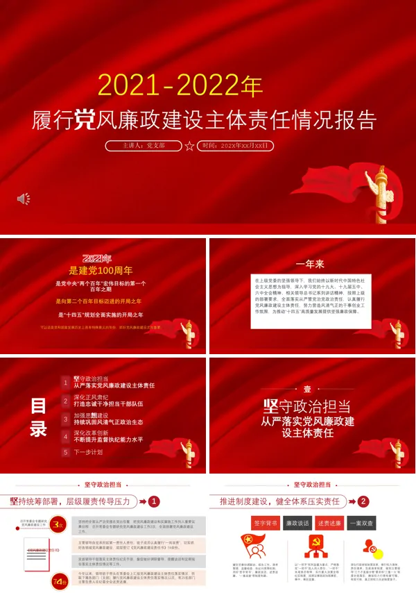 落实党风廉主体责任总结