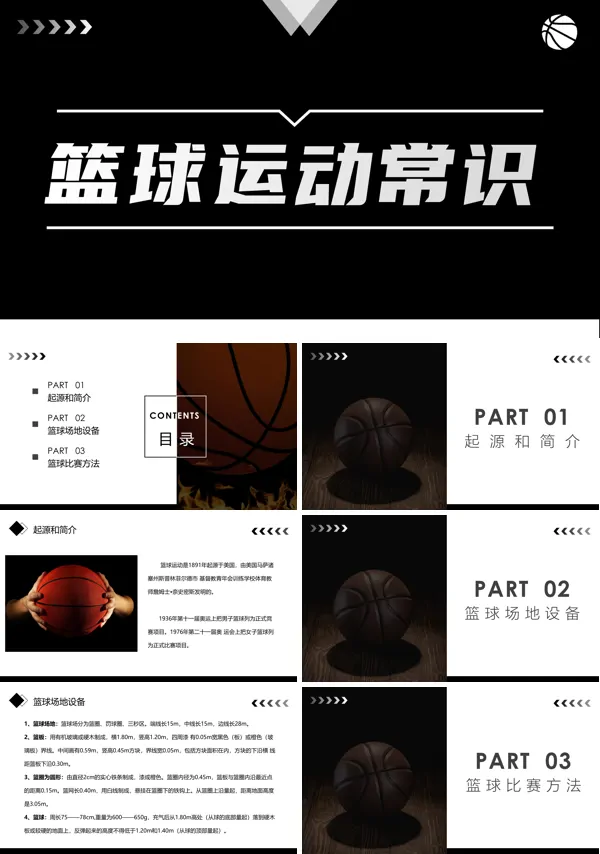 篮球运动基本常识PPT