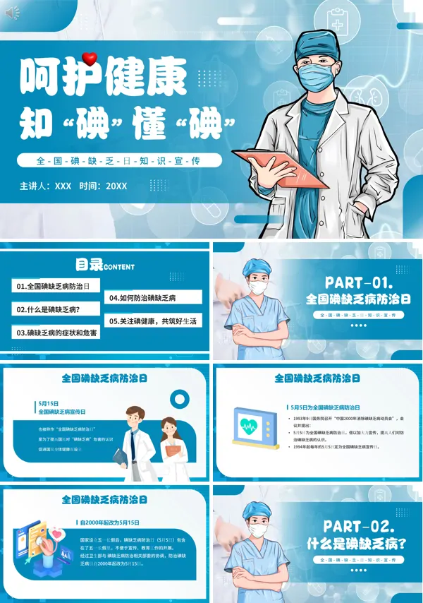 呵护健康知碘懂碘PPT课件免费下载