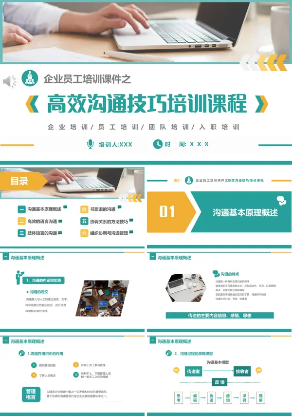 高效的职场沟通与技巧培训PPT