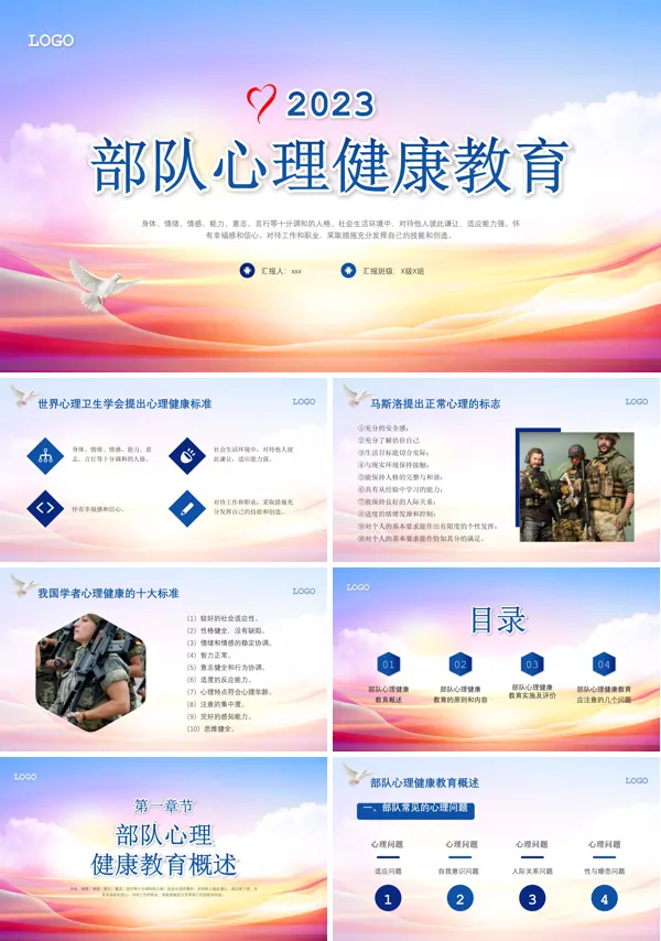 部队心理健康教育ppt