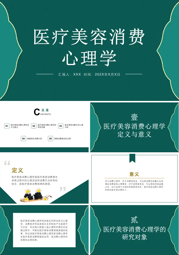 医疗美容心理学概念PPT