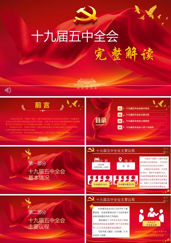 学习十九届五中全会