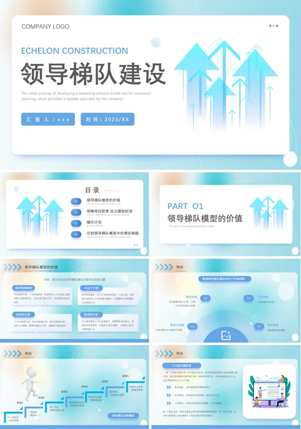 领导梯队建设培训课件PPT模板