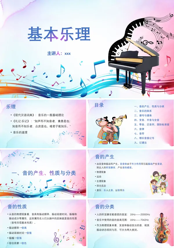 基本乐理培训PPT