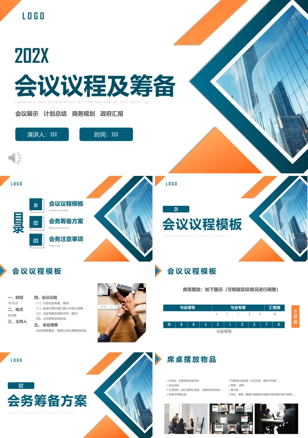 会议基本流程培训课件PPT专题培训