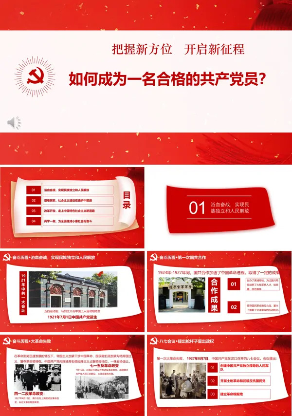 如何做一名合格的共产党员PPT课件