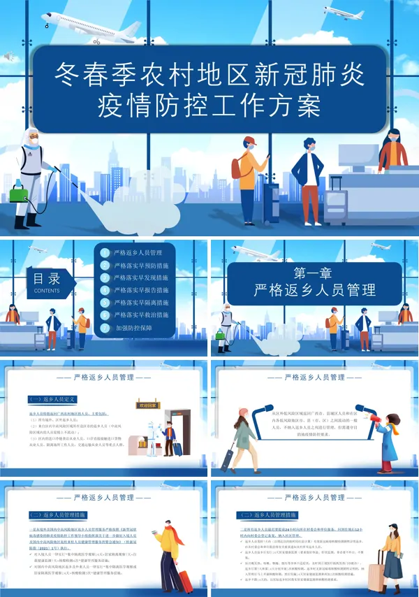 疫情防控方案和应急处置预案PPT
