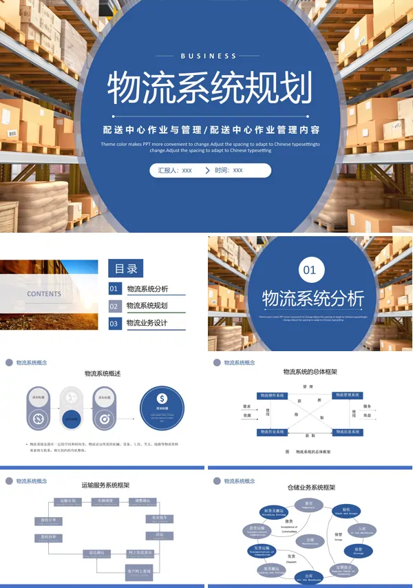 物流方案设计ppt演示