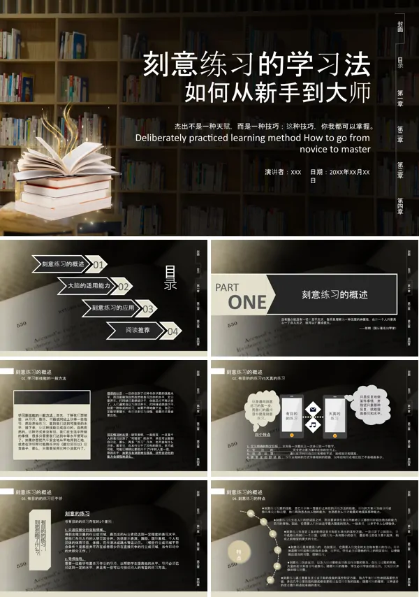 企业培训刻意练习的学习法PPT课件