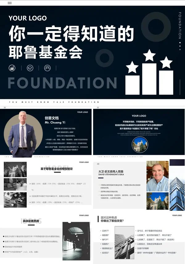 耶鲁基金会投资融资商务金融主题分享PPT课件