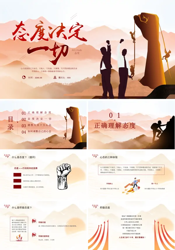 情绪管理态度决定一切心态培训PPT课件