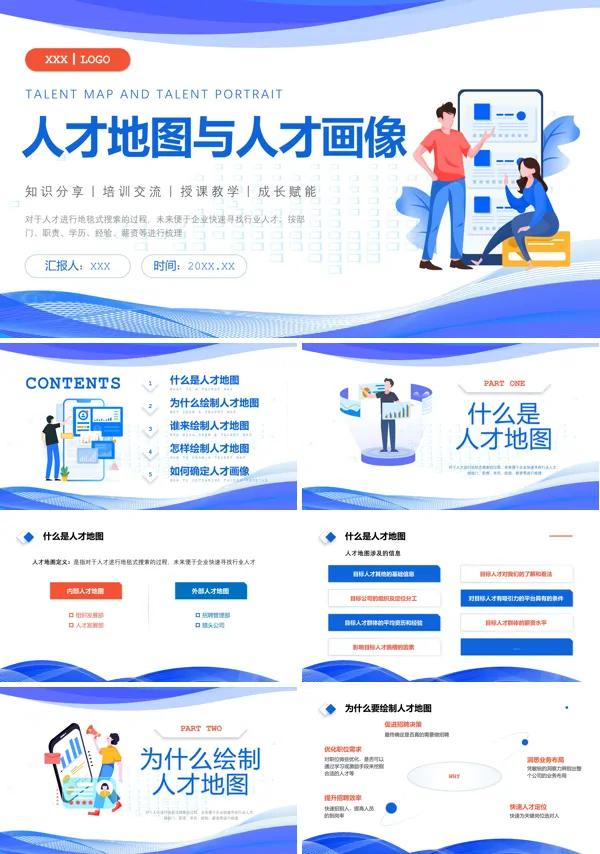人才地图与画像培训PPT课件免费下载