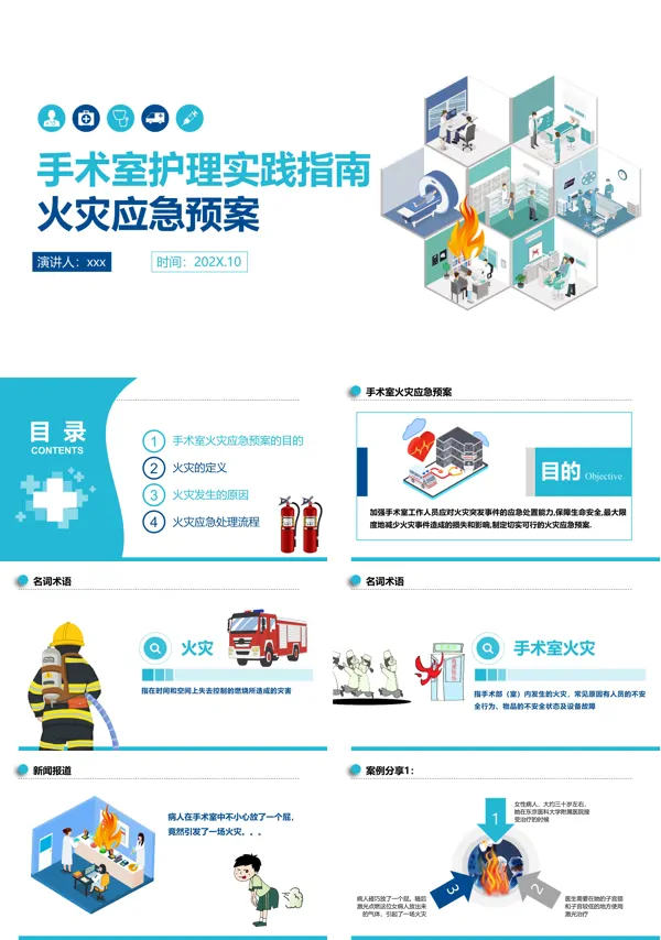 手术室火灾应急预案PPT课件