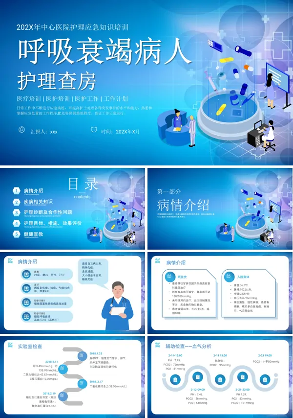呼吸衰竭病人的护理查房PPT
