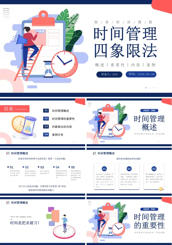 时间管理培训课件之四象限方法介绍PPT