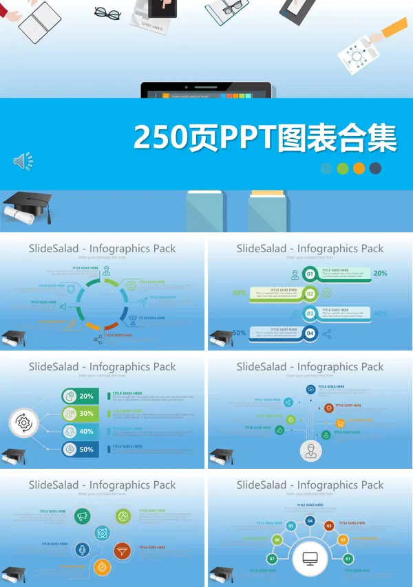 综合PPT图表素材合集
