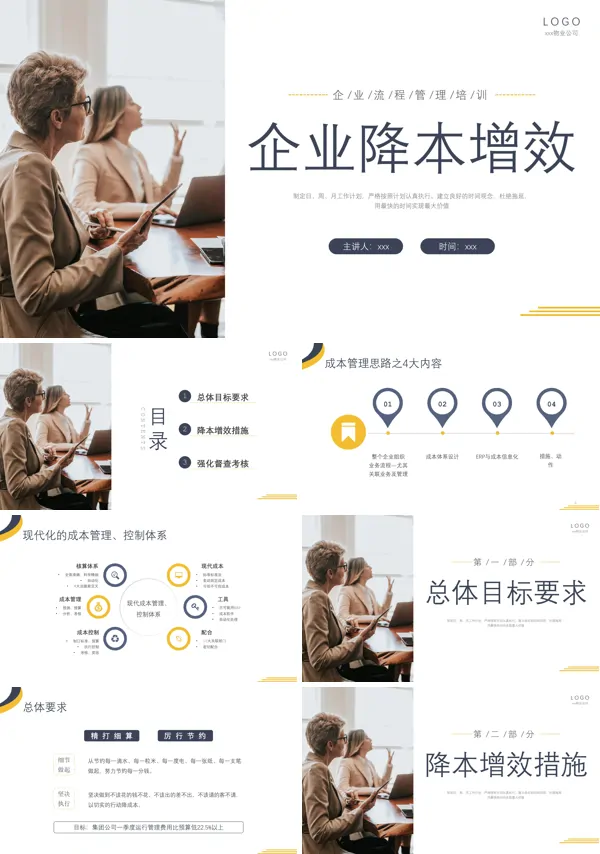 企业降本增效PPT培训课件