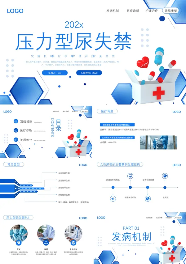 压力性尿失禁护理ppt模板