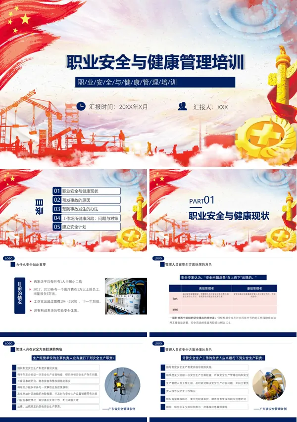 职业安全与健康管理培训PPT课件