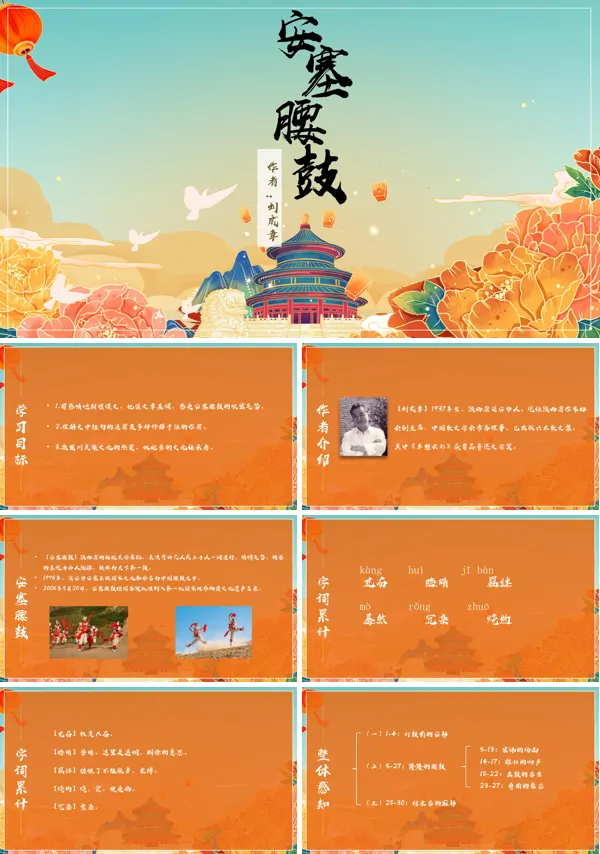 八年级下册语文第三课安塞腰鼓ppt课件