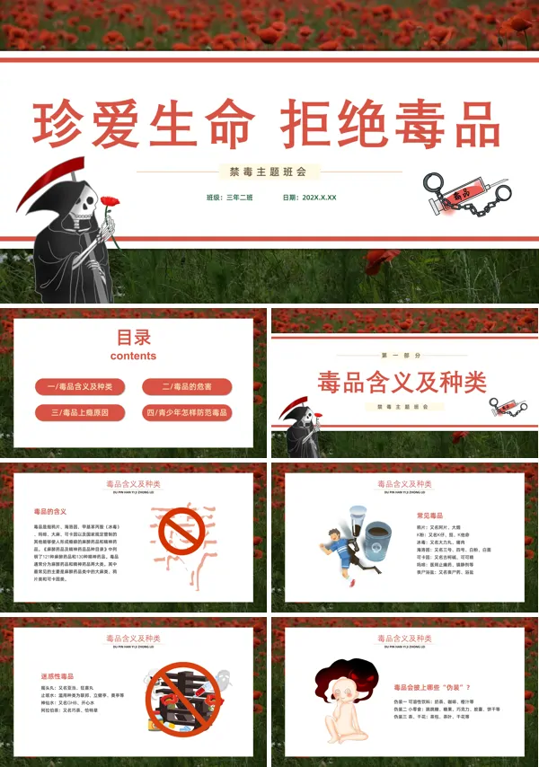 主题班会《远离毒品_珍爱生命》PPT课件