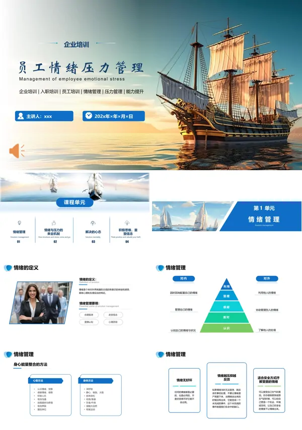 公司员工压力与情绪管理培训PPT