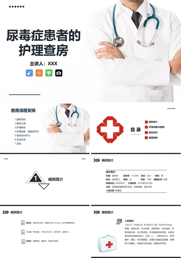 尿毒症患者护理查房PPT
