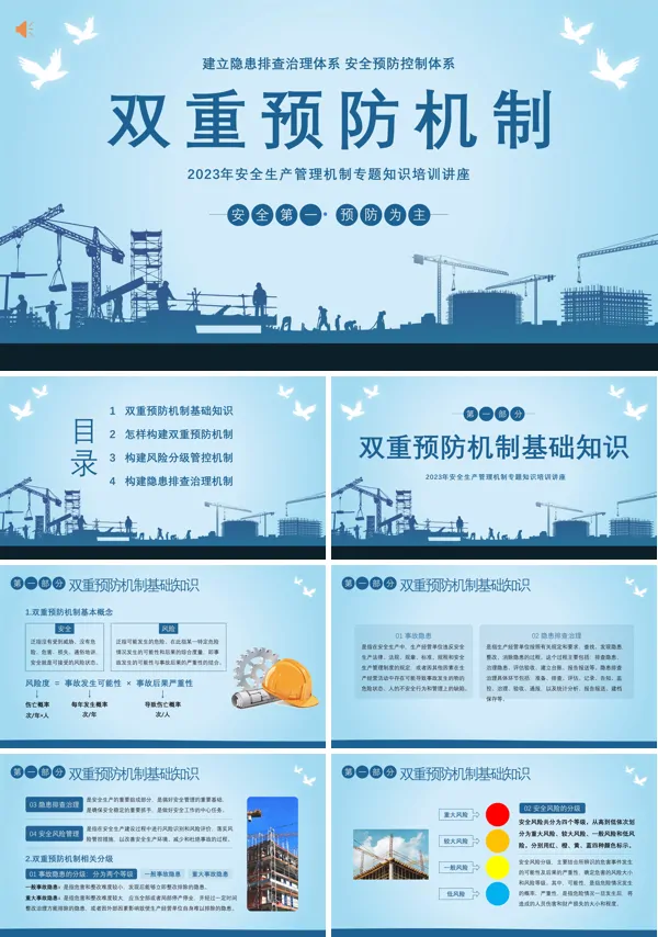 双重预防机制安全生产知识培训PPT