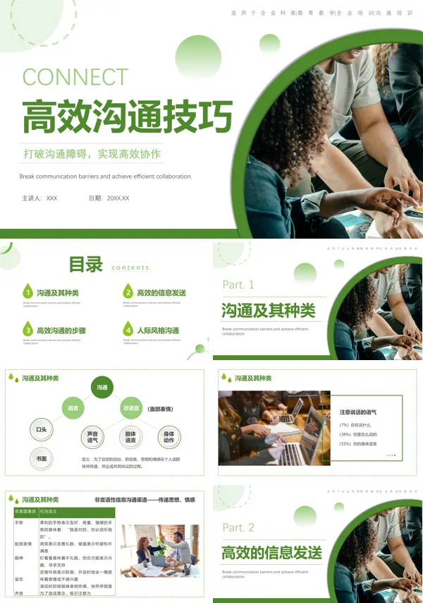 高效沟通技能技巧培训PPT课件
